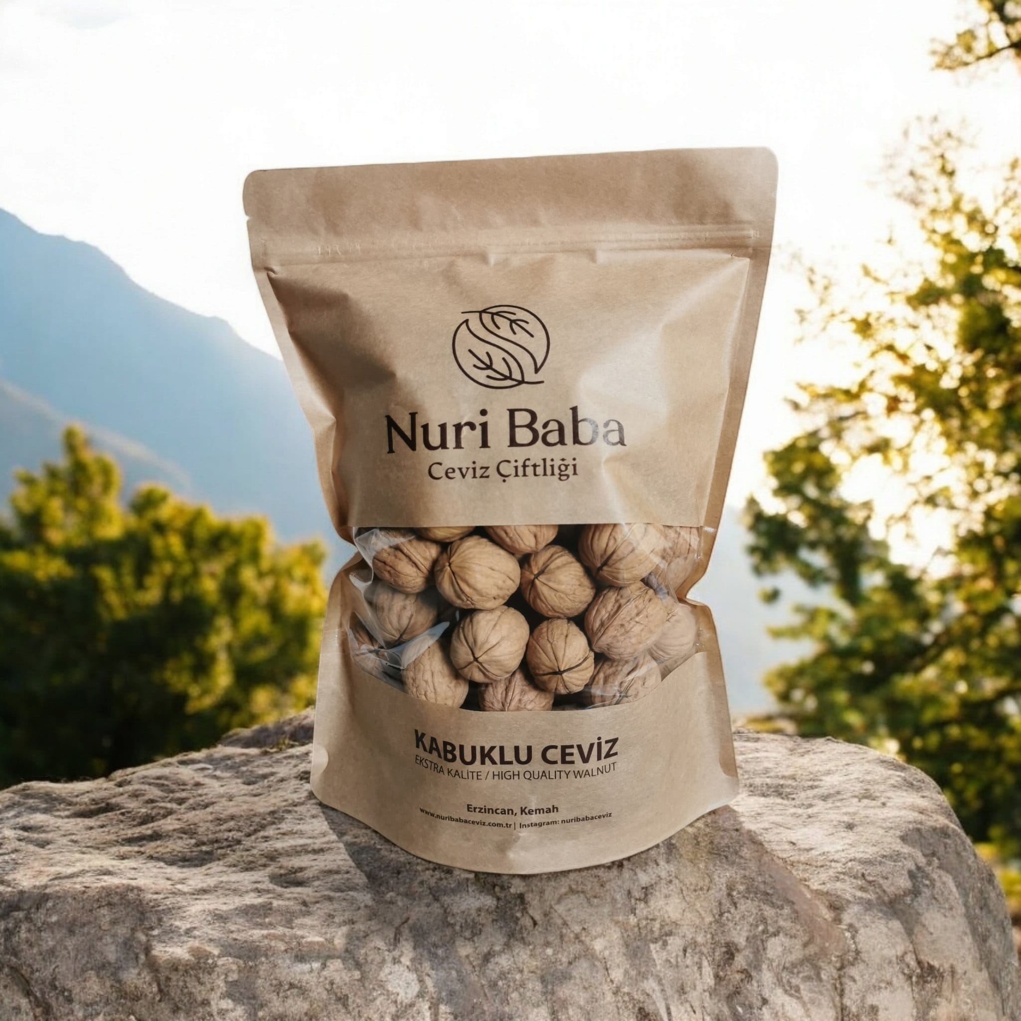 Nuri Baba Kemah Cevizi 1 kg ( Kilitli Özel Ambalaj )